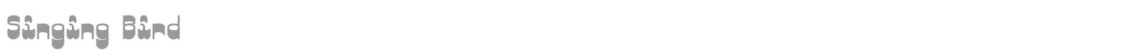 Singing Bird font preview